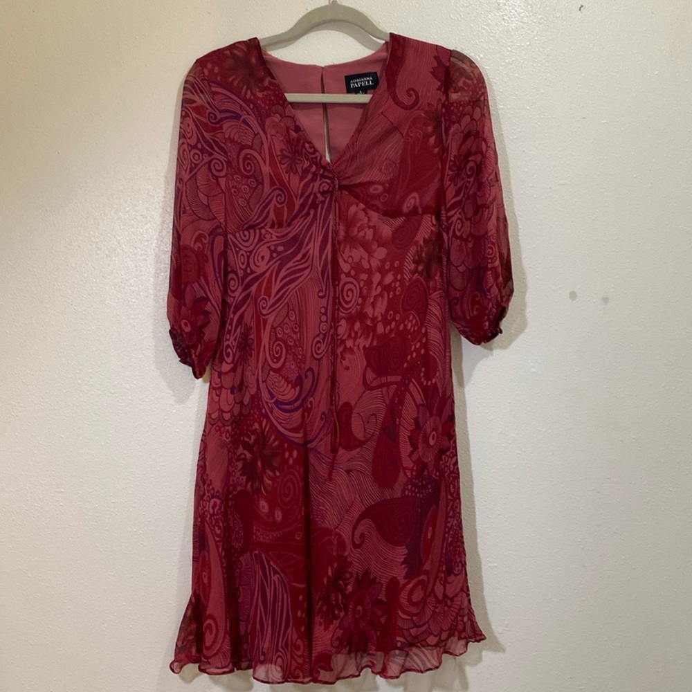 Adrianna Papell red dress